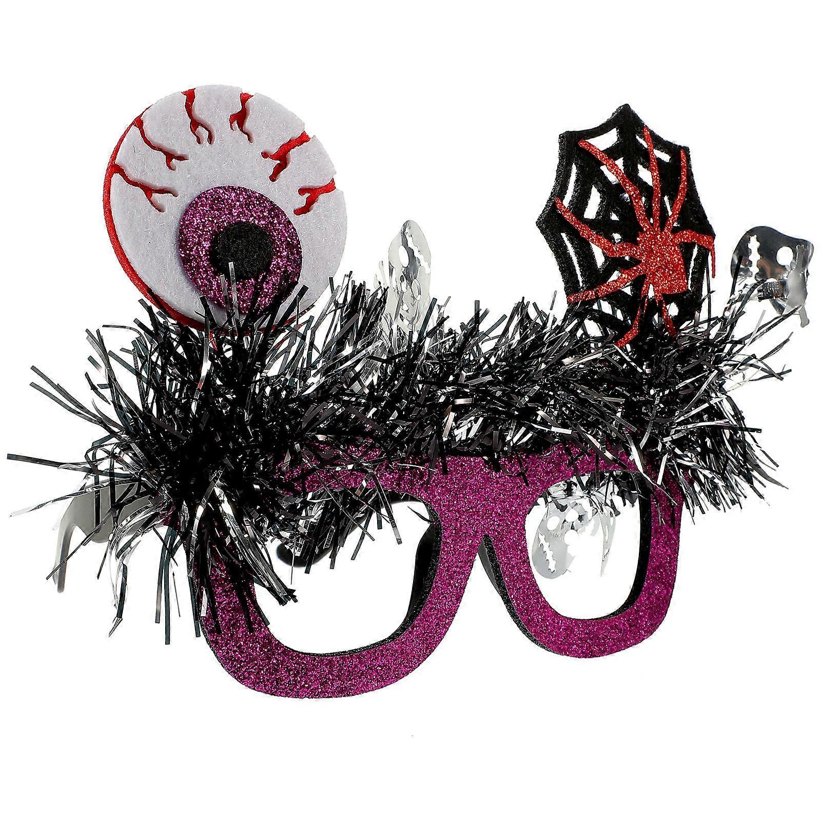 Halloween Glasses Props Multi for Party Use with Vivid Halloween Shapes, Plastic Material