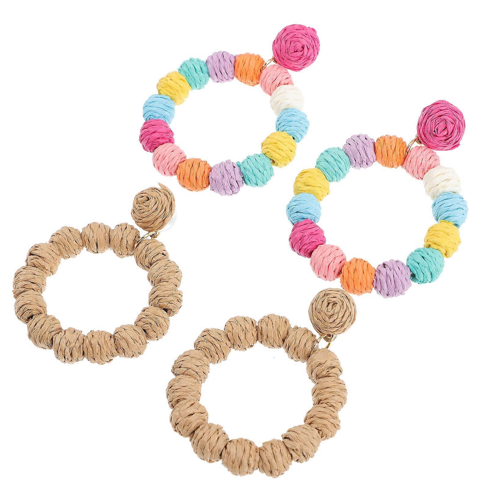 It looks like your message got cut off at the end! Could you please clarify or complete your question about the **"2 Pairs Summer Raffia Earrings For