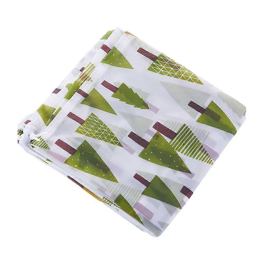 For Refrigerator Dust Proof Storage Bag PEVA Dust-Proof Multi Grid Easy Clean Durable Eco Friendly Minimalist Design Whale Pine Tree