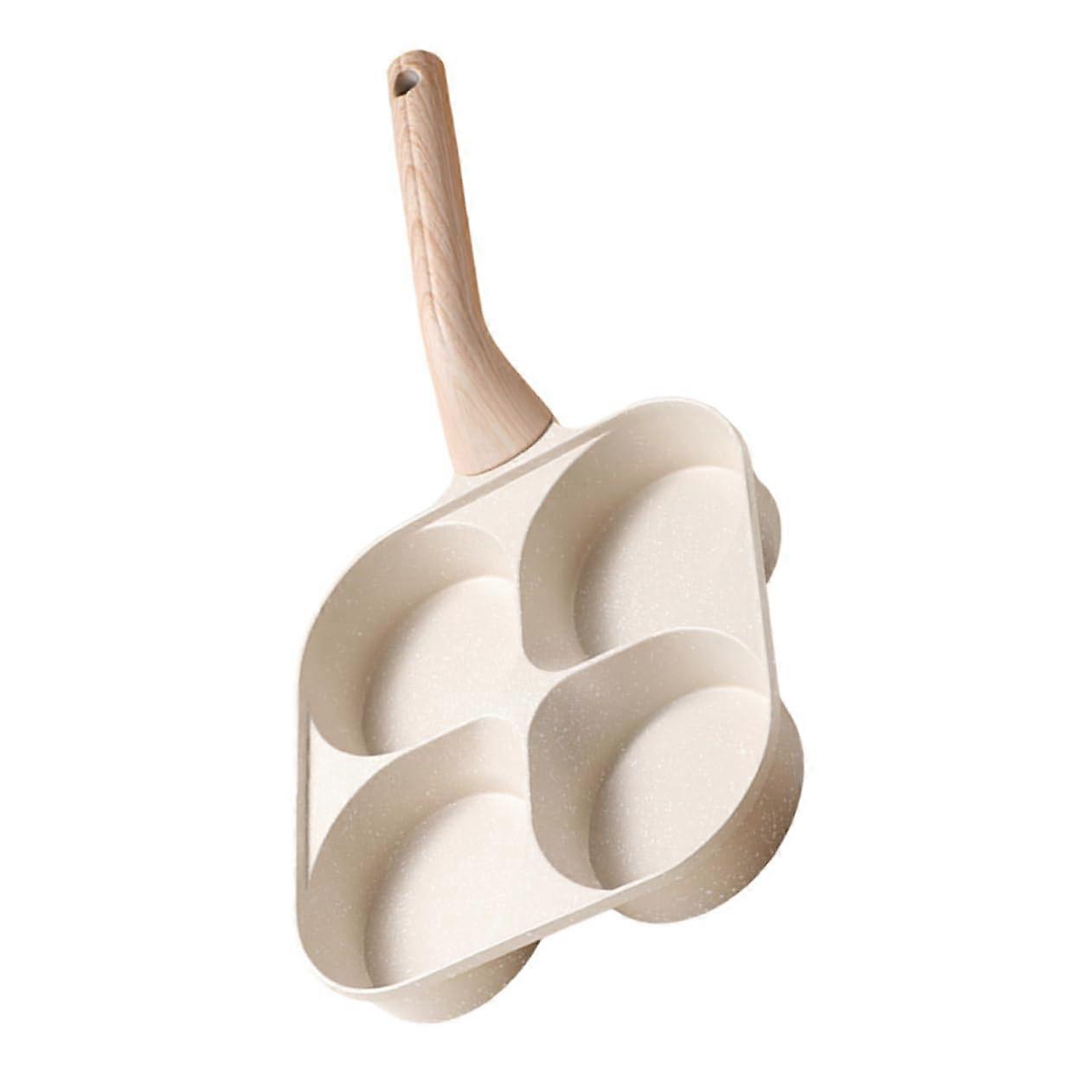 Cup Deep Nonstick Egg Frying Pan, Versatile Induction Skillet for Breakfast, Quick Egg Burgers, Elegant Design, 20cm Size