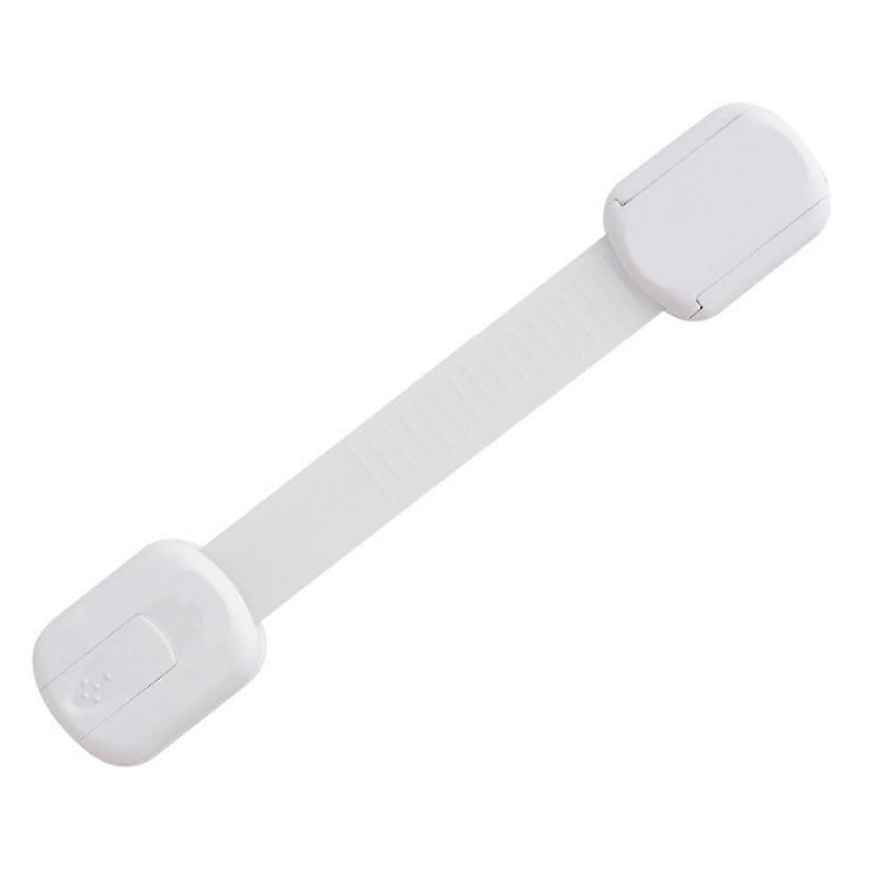 1 Pcs Adjustable Safety Cupboard Locks Locks for Kitchen Cupboards Cabinet Fridge Drawer Refrigerator Toilet Easy Install No Tools Needed White