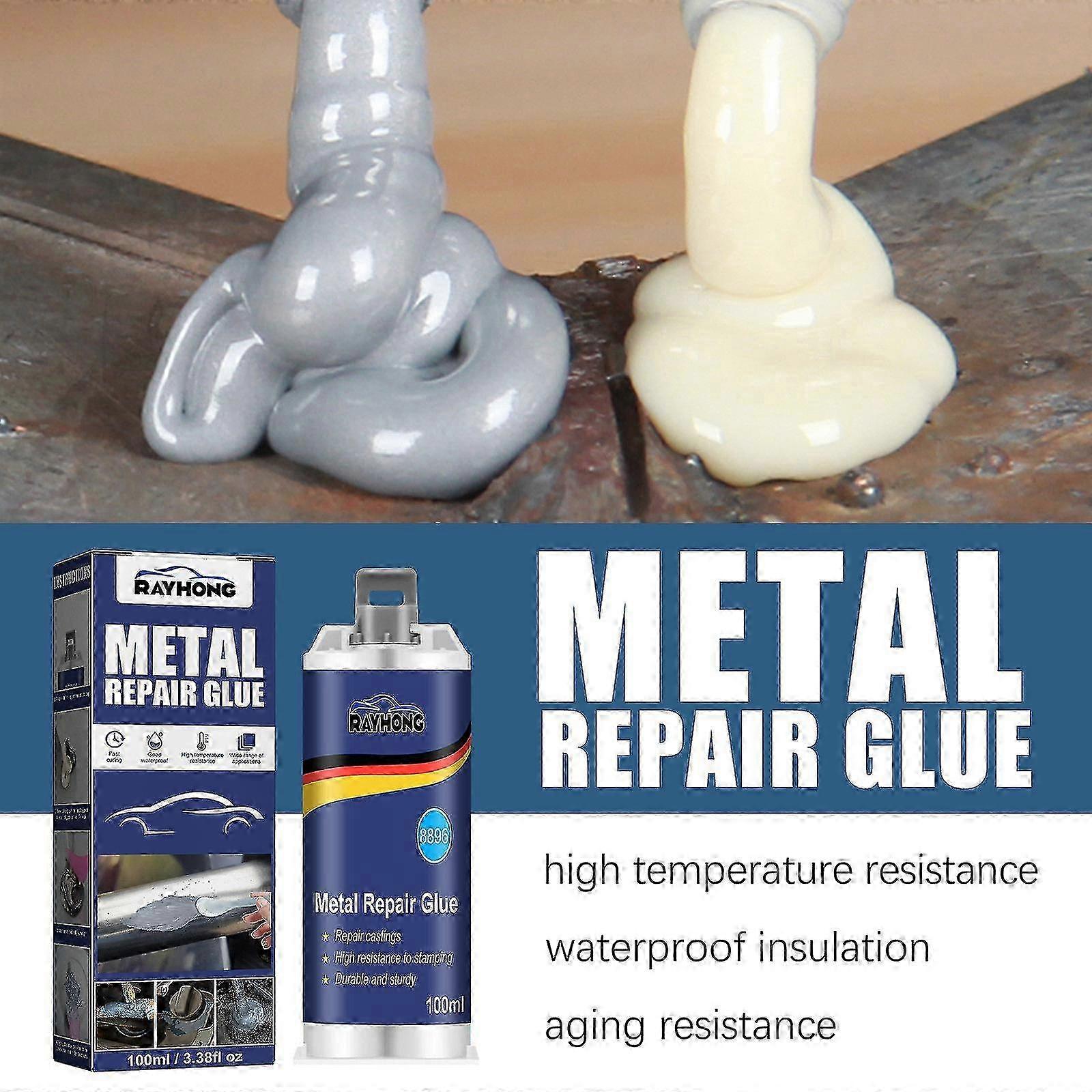 Metal Casting Glue Welding Glue High Temperature Resistant Metal Casting Trachoma Porosity Crack Electric Welding Strong Glue Tw