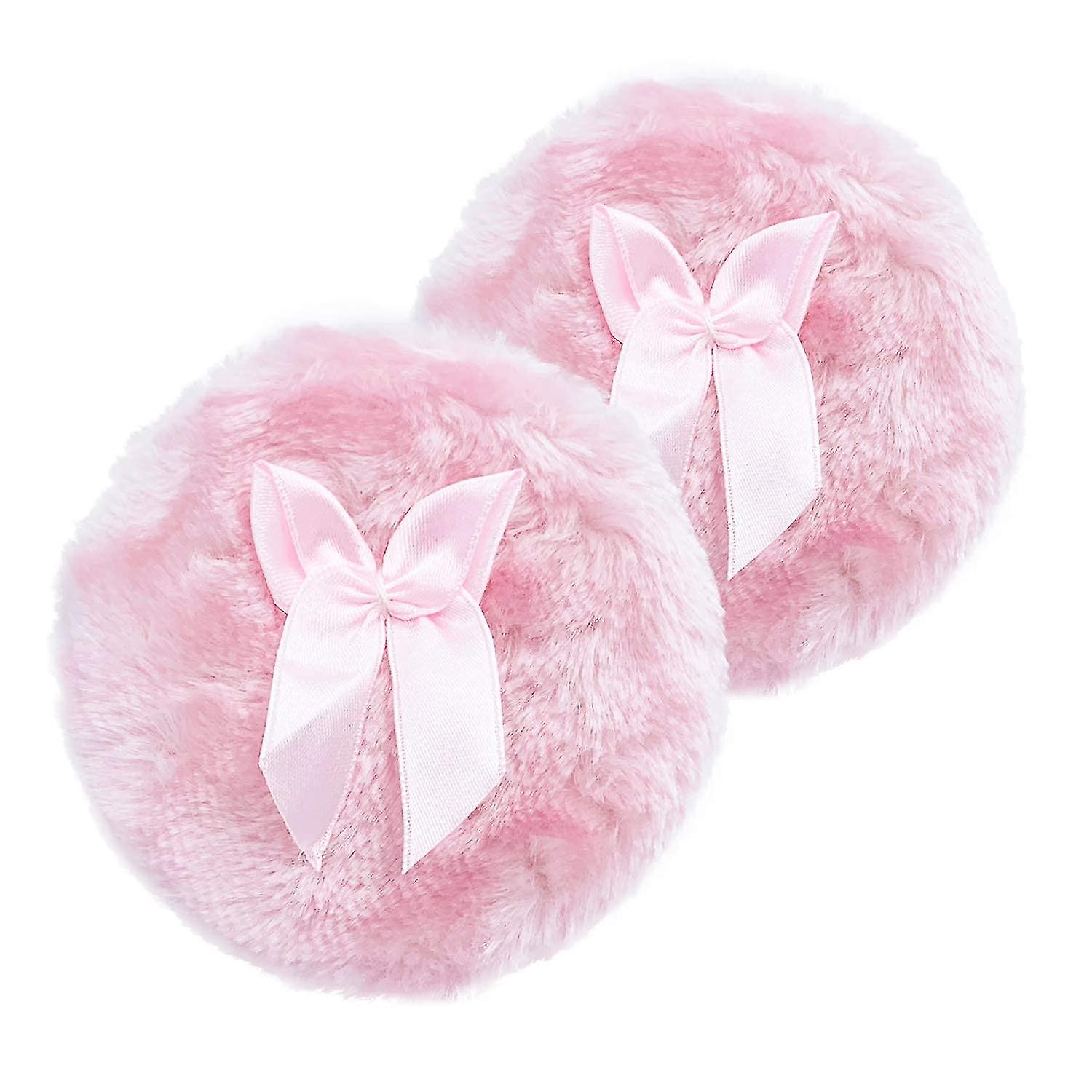 2023 - Large Puff, Soft Fluffy Puff, 2 Count, Pink