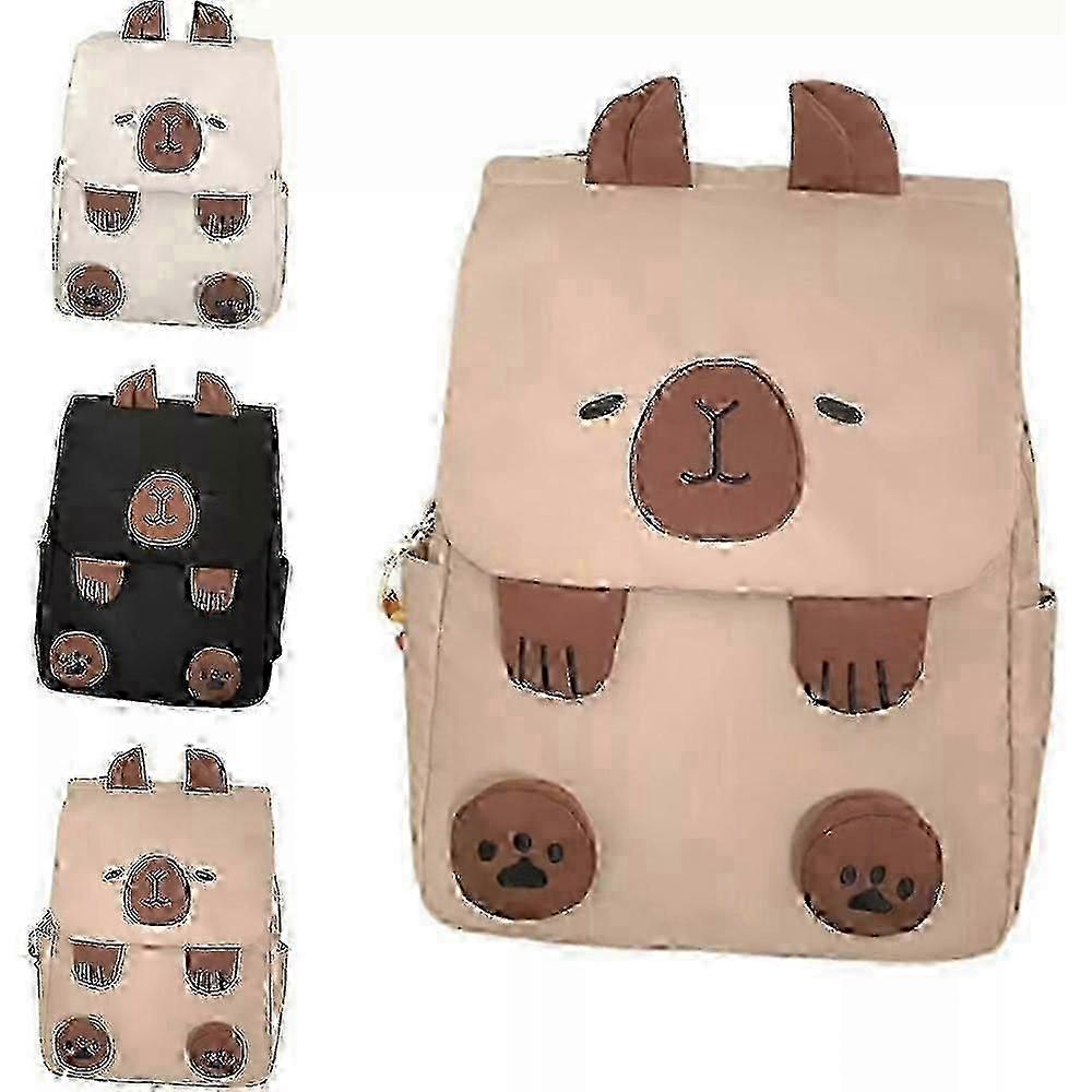Capybara Backpack, Kawaii Capybara Backpack with Adjustable Straps