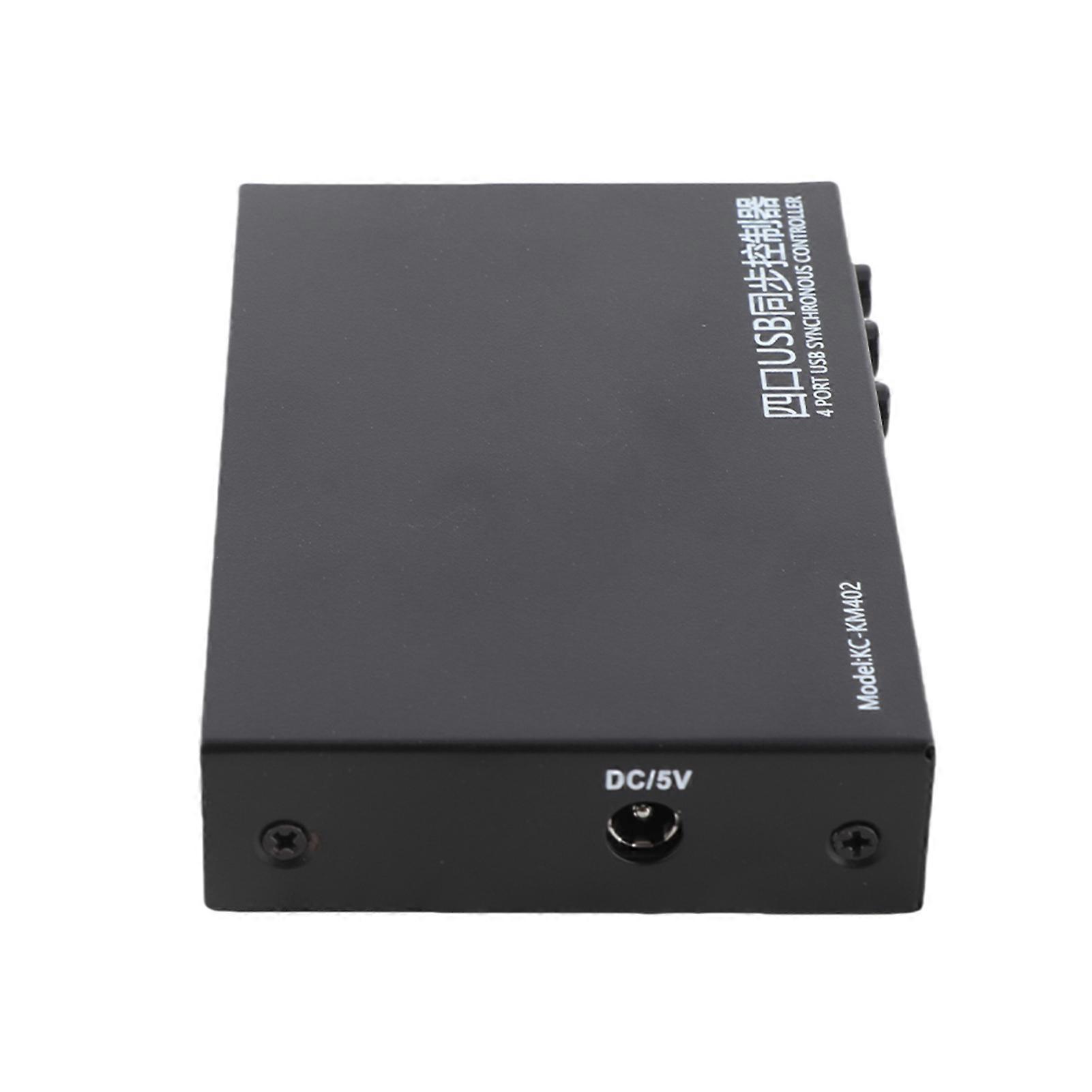 KC KM402 USB 2.0 Four-Port Keyboard Mouse Controller for Win Linux