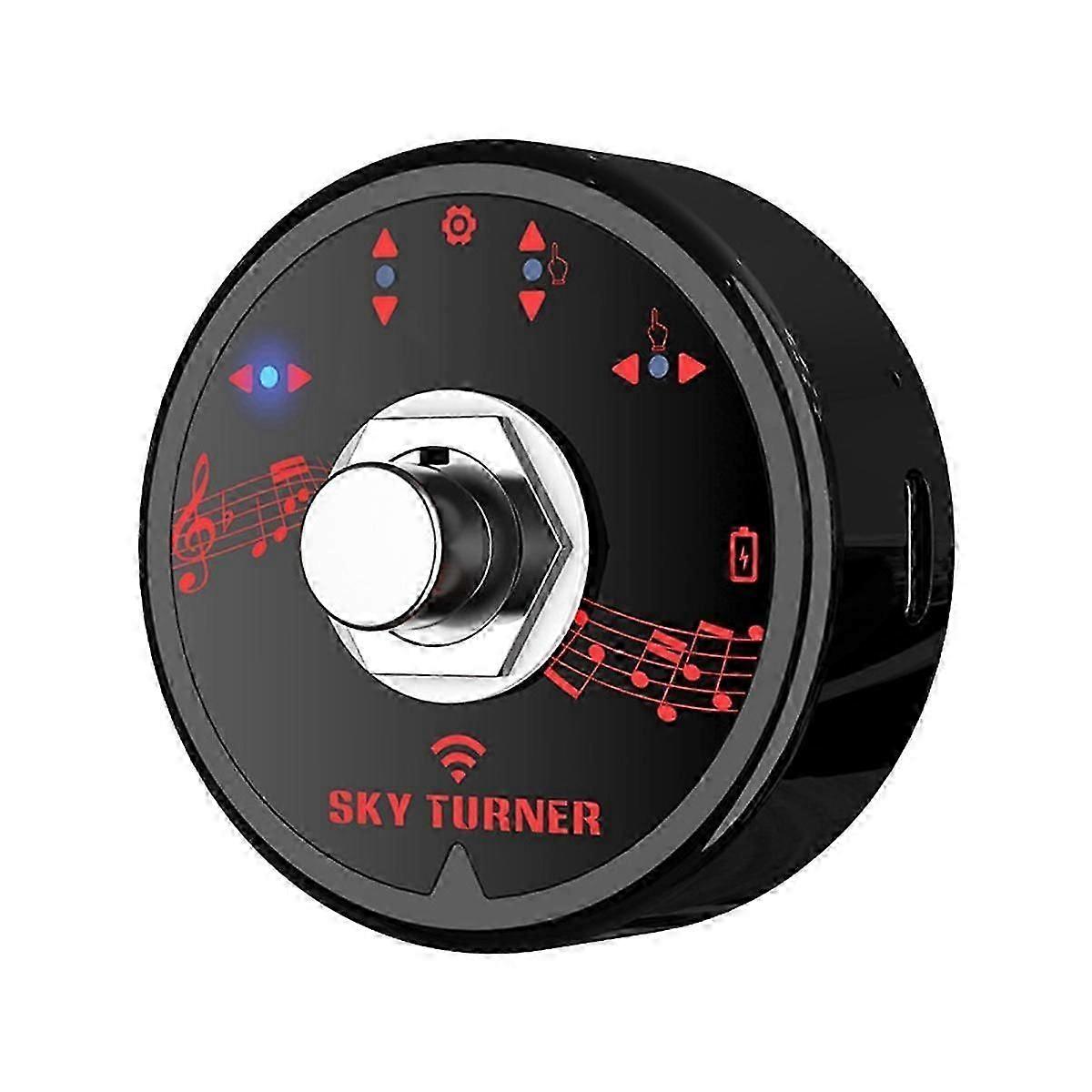 Wireless Bluetooth Page Turner Guitar Piano Sheet Music Screen Scratcher Remote Camera Controller