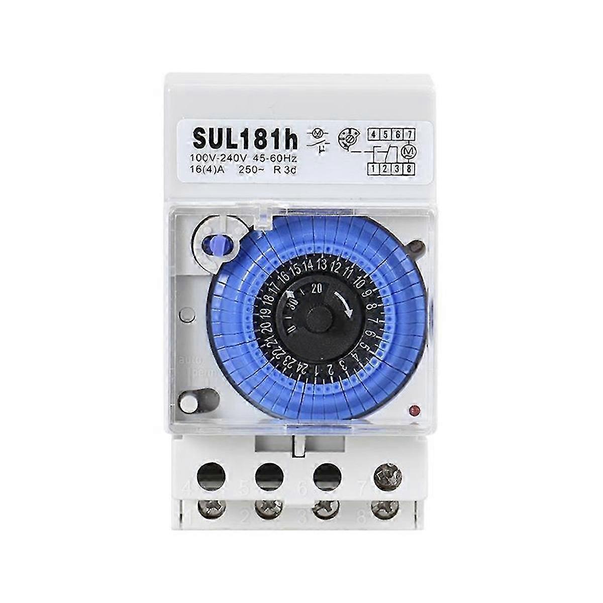 SUL181h Mechanical Timer Switch with Battery 110V-240V