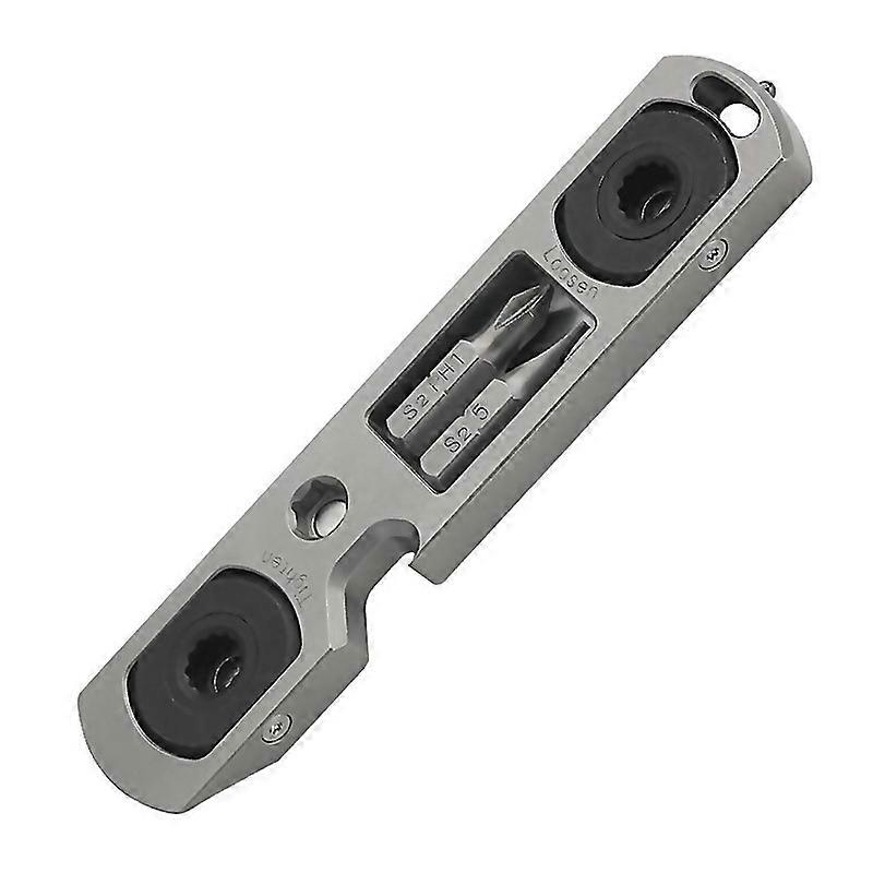 For Titanium Alloy Multifunctional Mini Ratchet Screwdriver Wrench