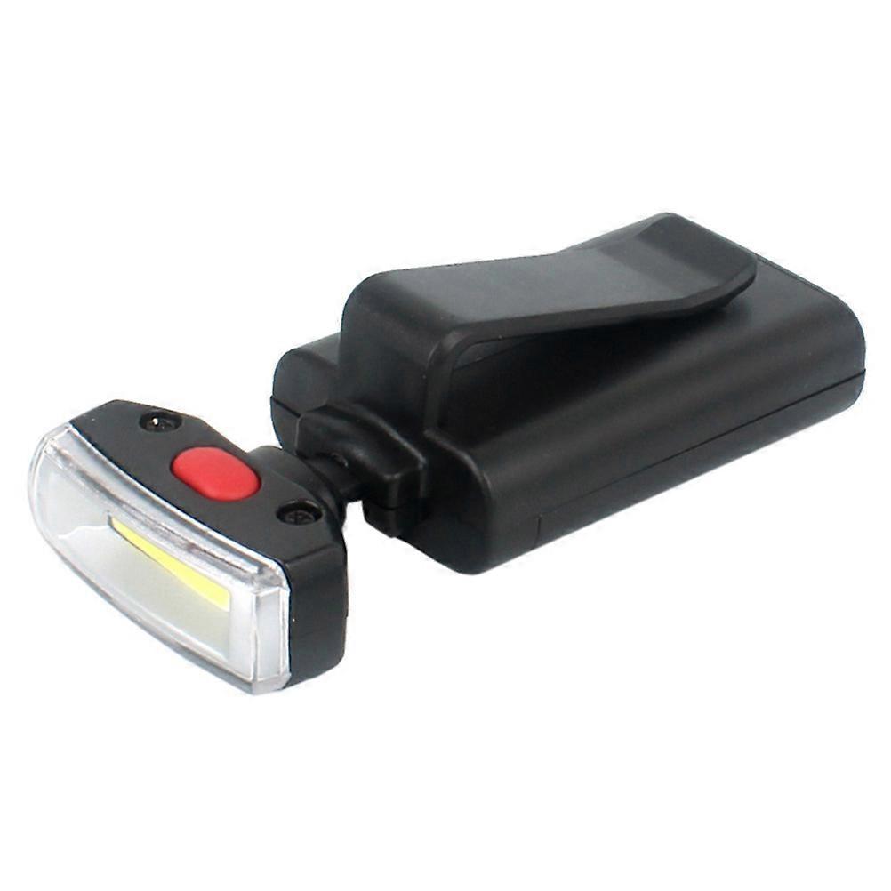 HandsFree Hat Lamp with Adjustable Angle for Outdoor Use Lightweight Black Plastic 90° Adjustable