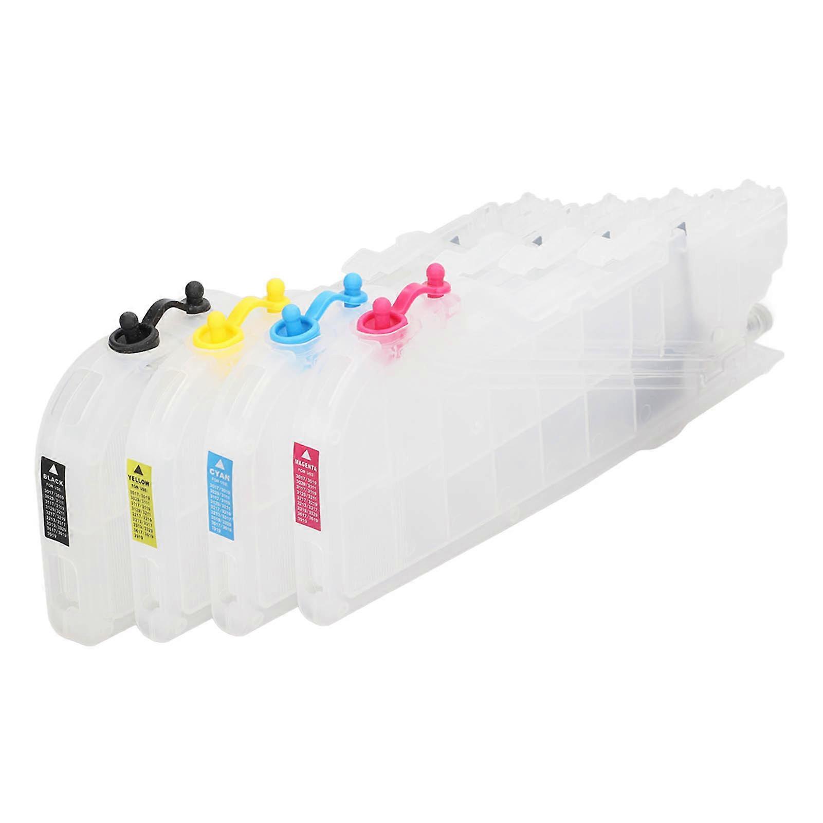 4PCS LC3111 Empty Refillable Ink Cartridges Lengthened Type Color