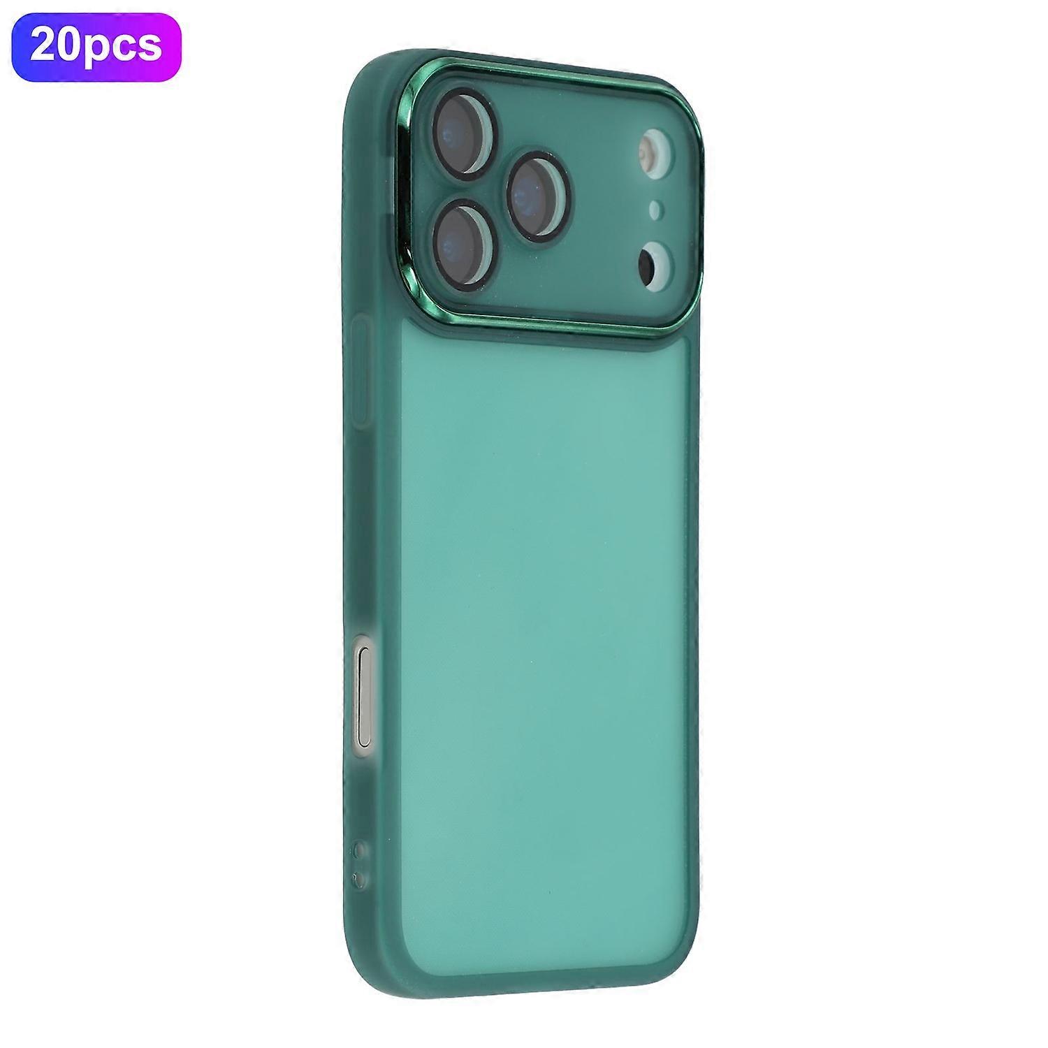 Bulk Buy 20 PCS For iPhone 17 Pro Max Case Electroplated Camera Frame Eagle Eye TPU Precise Cutouts 