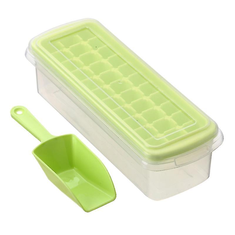 Ice Cube Molds With Ice Container, Scoop And Cover