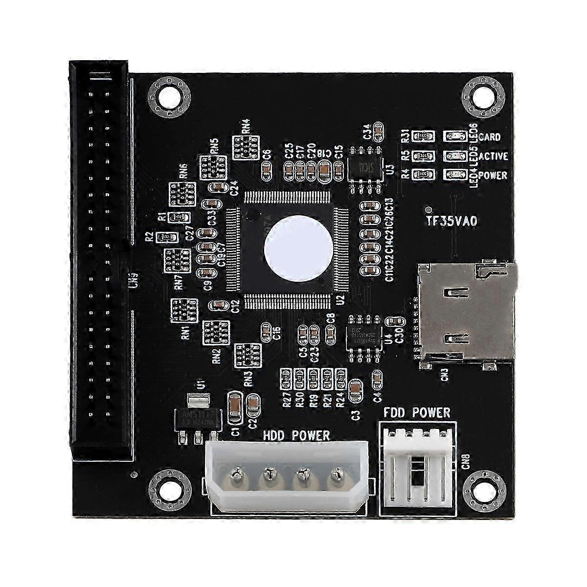 Adapter Card for Notebook IDE 44Pin Hard Drive: TF to 3.5 Inches IDE & MICRO-SD to IDE Adapter C