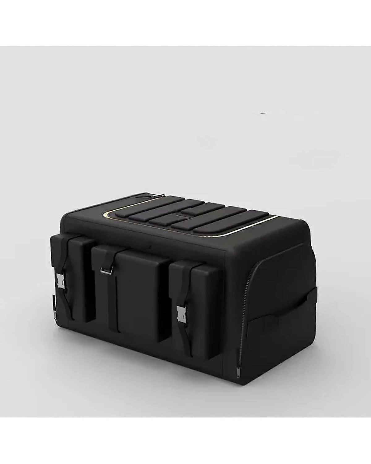 Car Storage Net Trunk Organizer Box Large Capacity 50L Oxford Cloth Foldable Storage Bag Campervans Emergency Storage