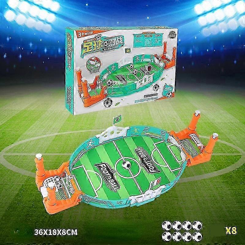 Table Football Board Game for Parent-Child Interaction, Double Football Battle with Catapult Ball