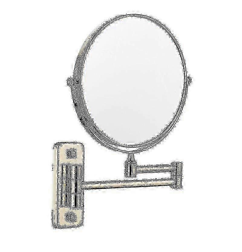 Double Face Extendable Wall Mounted Mirror for 7x Usage