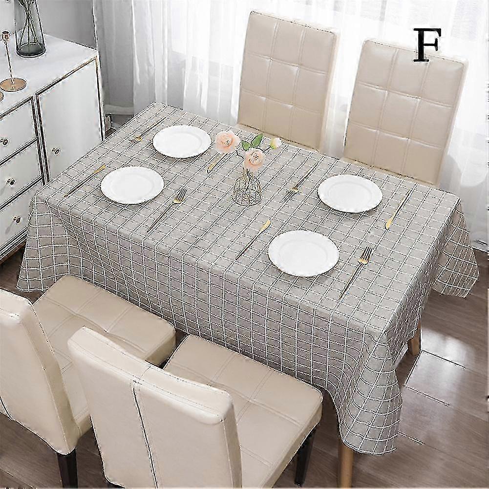 Dust Proof Checkered Tablecloth Dust Proof Tablecloth Washable Tablecloth