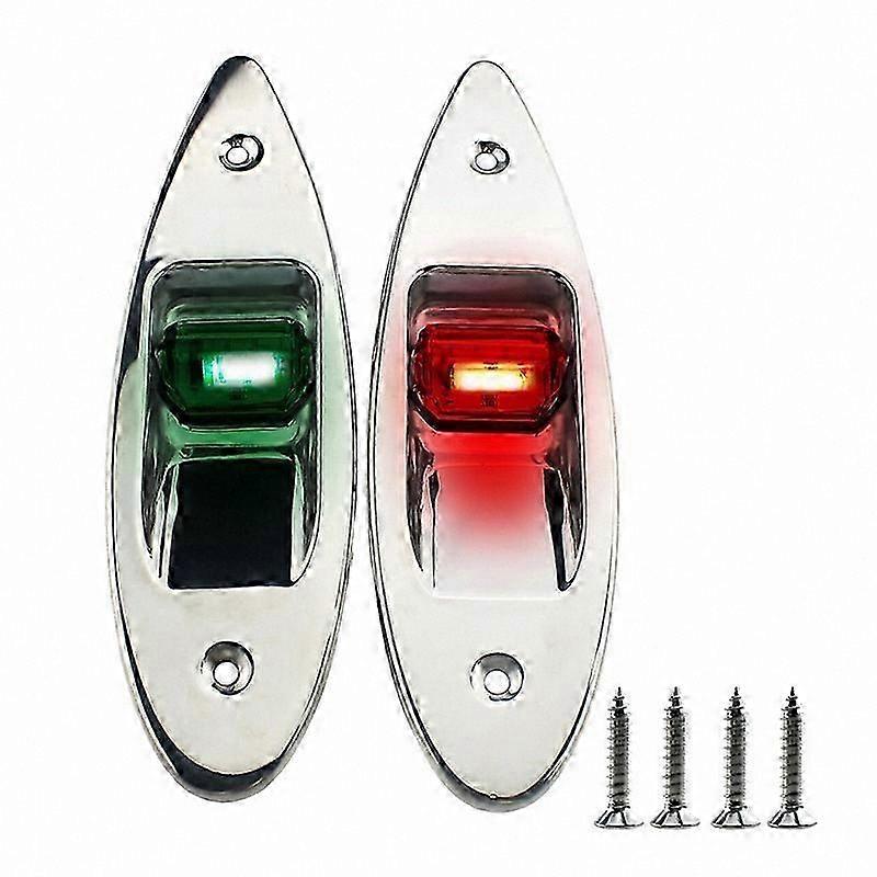 Two-Color LED Signal Lamps for Marine Use Universal Boat Navigation Lighting Supplies
