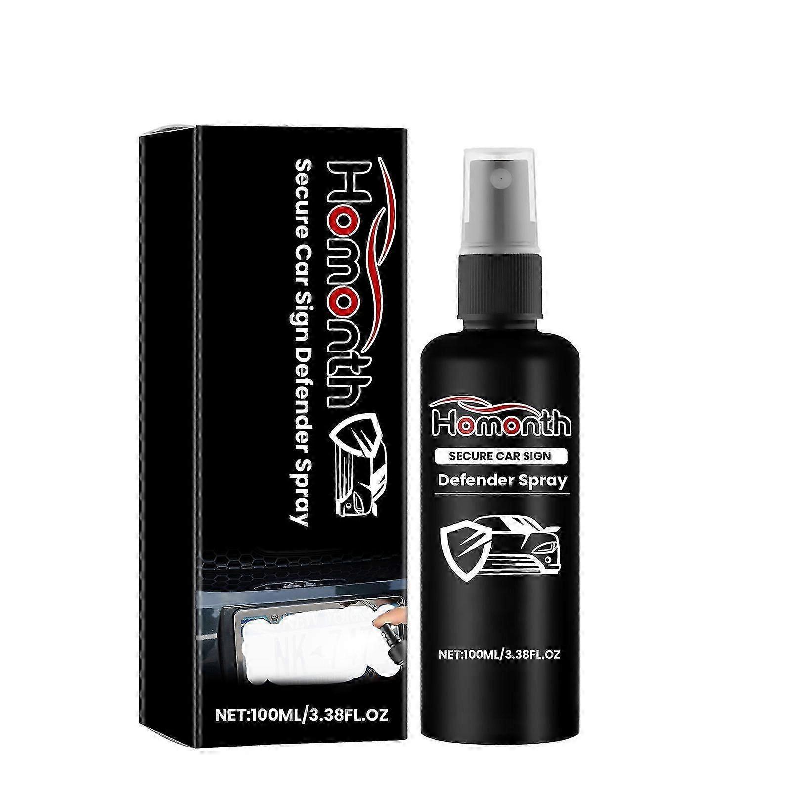 Secure Car Sign Defender Spray - Invisible License Plate Protection, Easy Application, Long-Lasting Privacy Shield