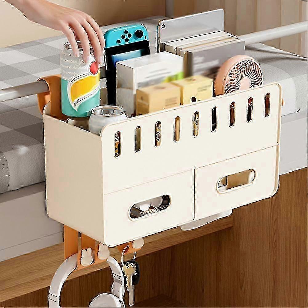 2025 Bedside Multifunctional Shelf Bed Hanging Bedside Basket Hooked Storage Basket