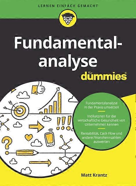 Fundamentalanalyse Fur Dummies by Krantz & Matthew USA Today & Financial Markets Reporter Paperback