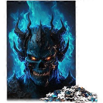 Jigsaw Puzzles For Kids Hell flame demon Puzzle for Adults and Children300 Pieces Wooden Puzzles for Adults and Kids Age 6 Years Up challengingWD3270