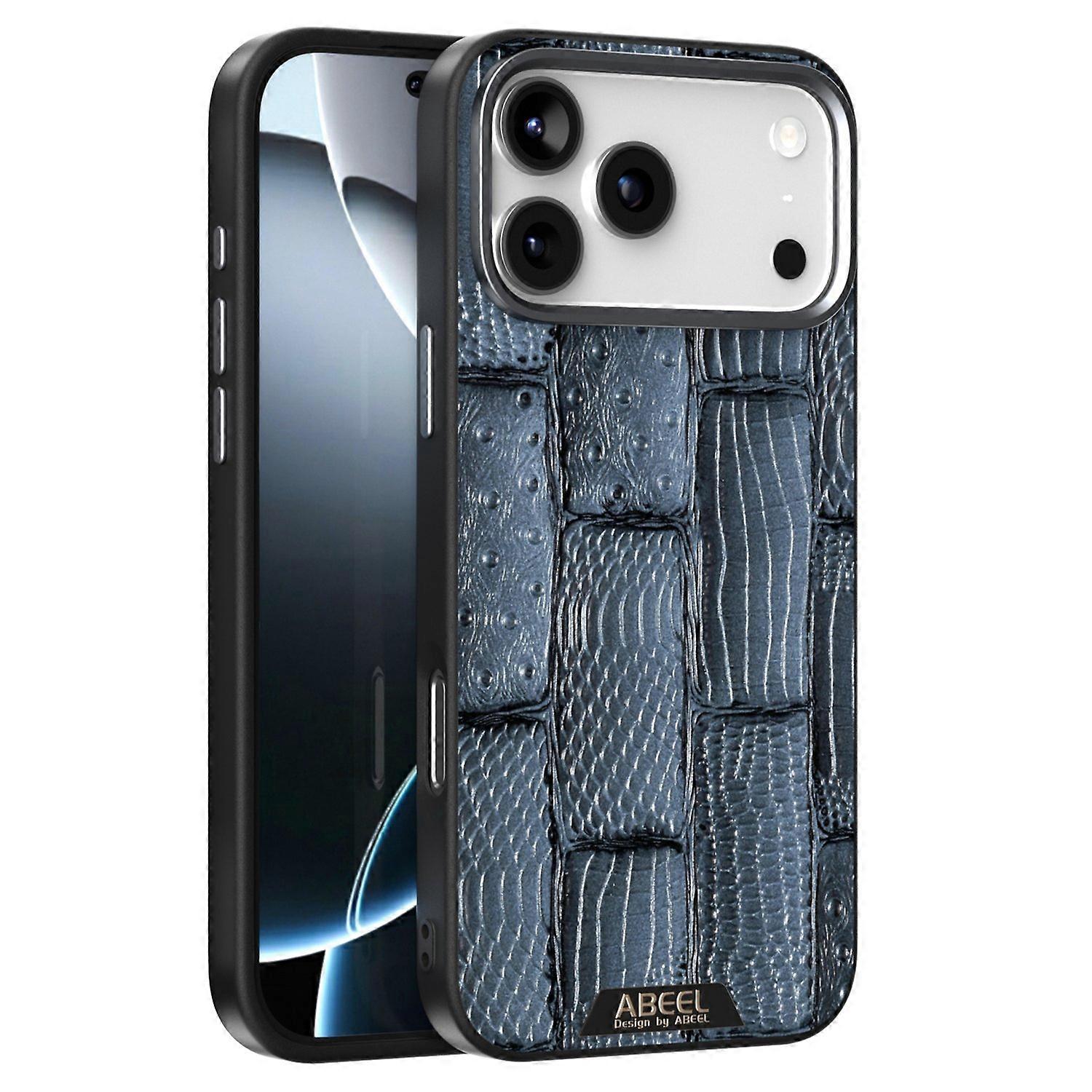 ABEEL For iPhone 17 Pro Max Case Compatible with MagSafe Beast Texture Micro-Embossing Back Cover