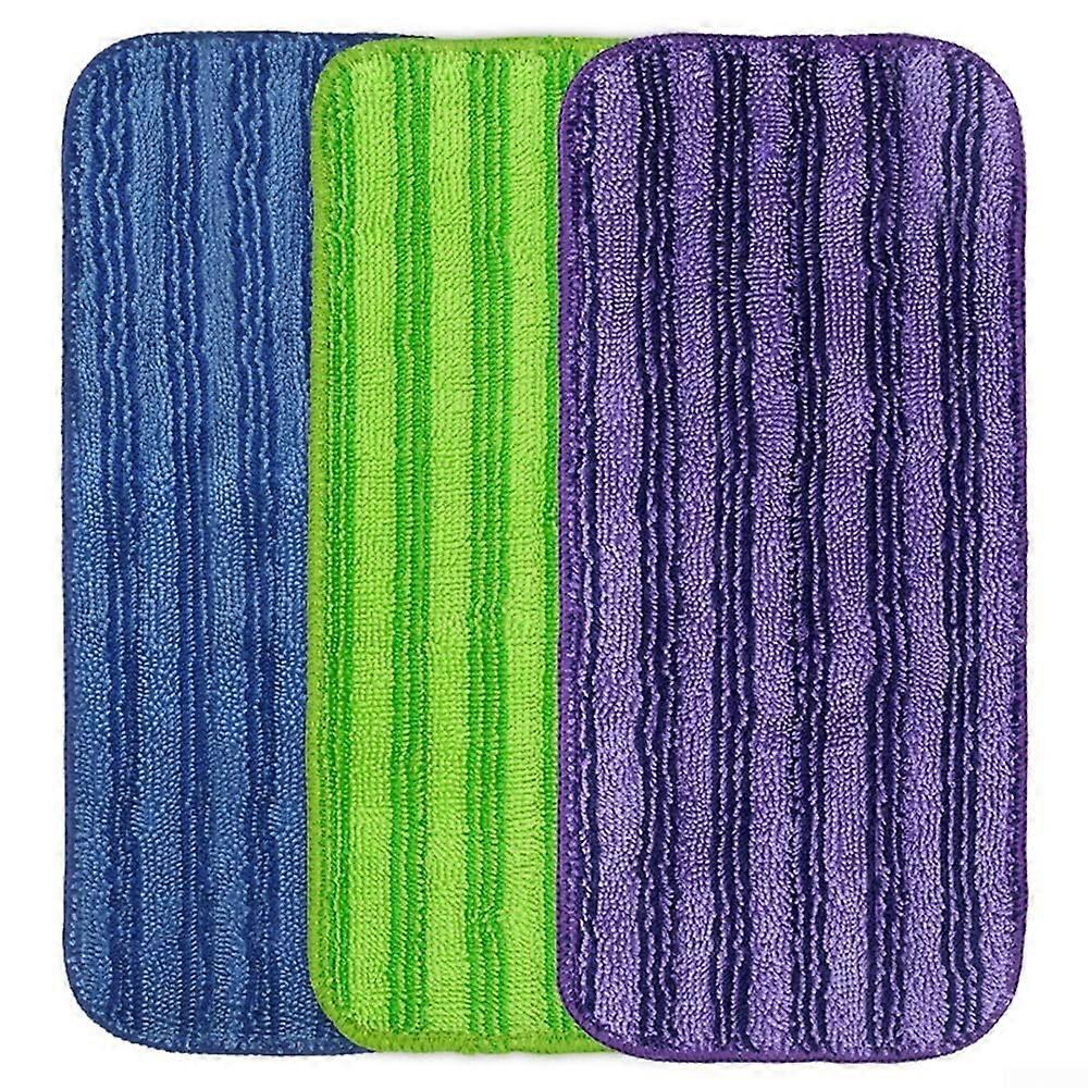 Microfiber Mop Pads for Swiffer WetJet Replacement Pads For Hardwood And Tile Floors, Machine Washable, Reusable, 3 Pack