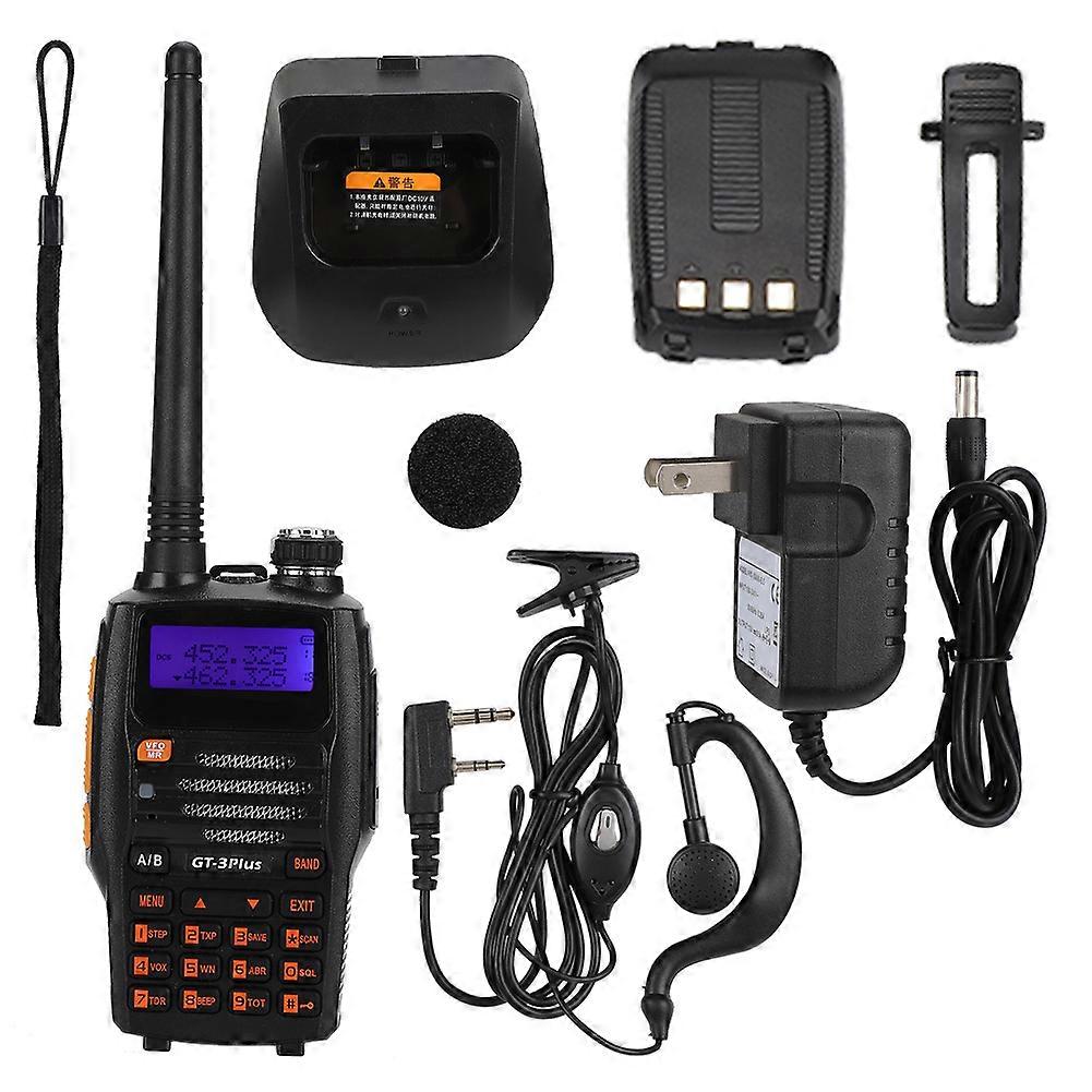 GT-3PLUS Wireless VHF UHF Radio Walkie Talkie with High Capacity Lithium Ion Battery