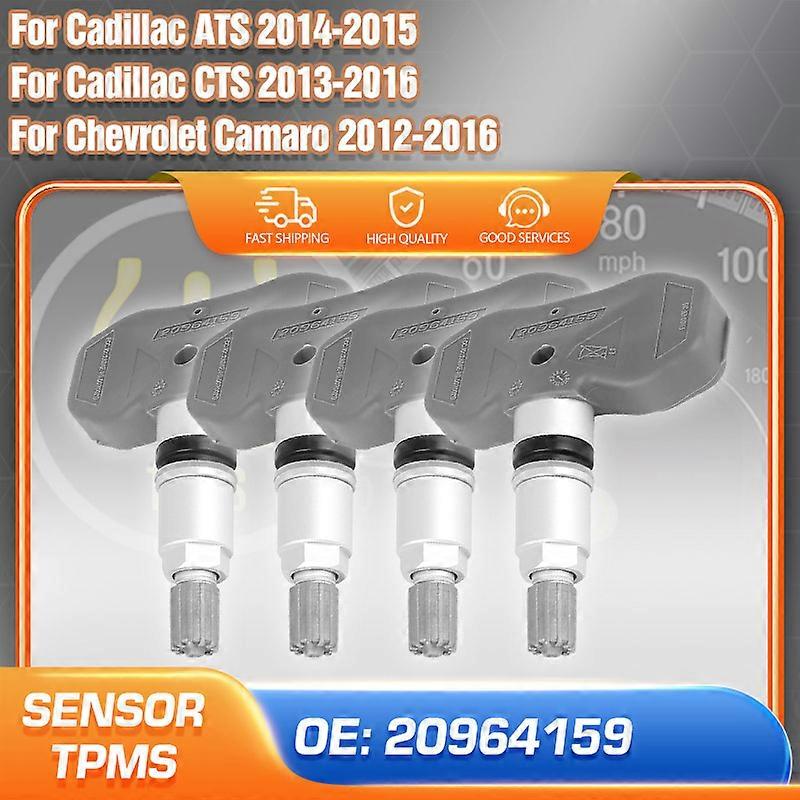 Applicable 1/4PCS Car Tire Pressure Monitor System Sensor 20964159 For Chevrolet Camaro SS Cadillac ATS CTS TPMS Sensor 315MHZ 22959748
