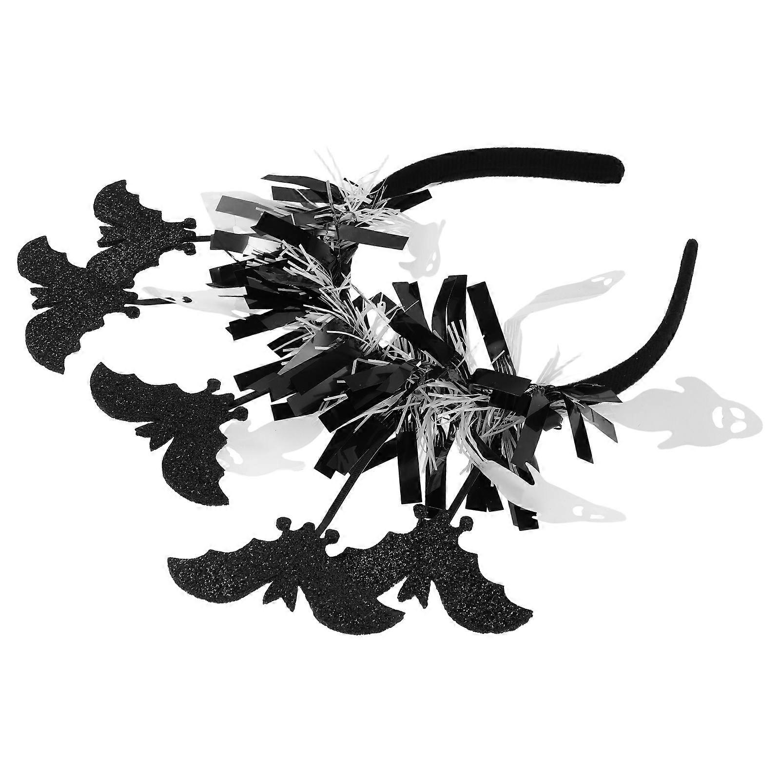 Halloween Bat Headband for Decoration 2Pcs Versatile Masquerade Accessory