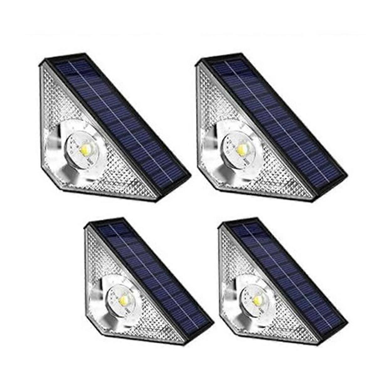 4pack Solar Step Lights for Outside,Solar Stair Lights