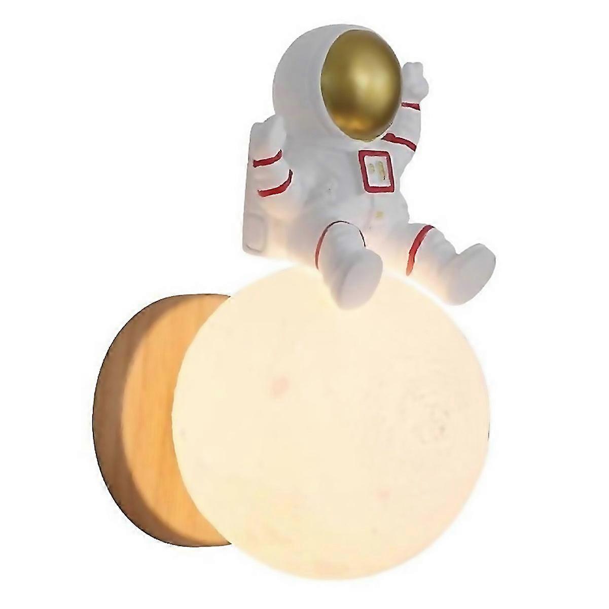 For Creative Astronaut Wall Lamp 3d Print Lampshade Led Wall Light
