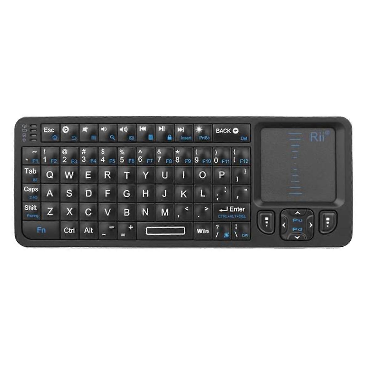 Mini Bluetooth Keyboard, Backlit Wireless Keyboard with IR Learning