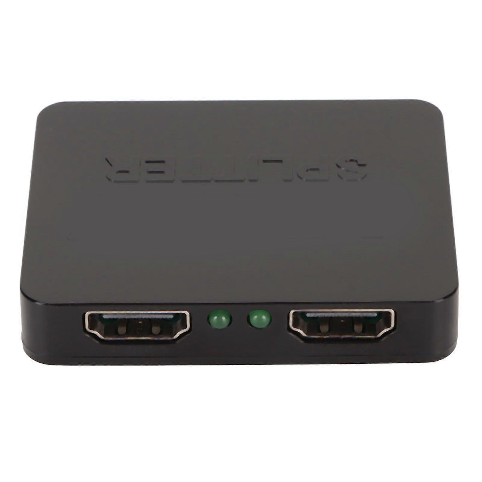 1 in 2 Out HD Multimedia Interface Splitter for Dual Monitors Support Full HD 1080P 3D 1x2 4K HD Multimedia Interface Splitter