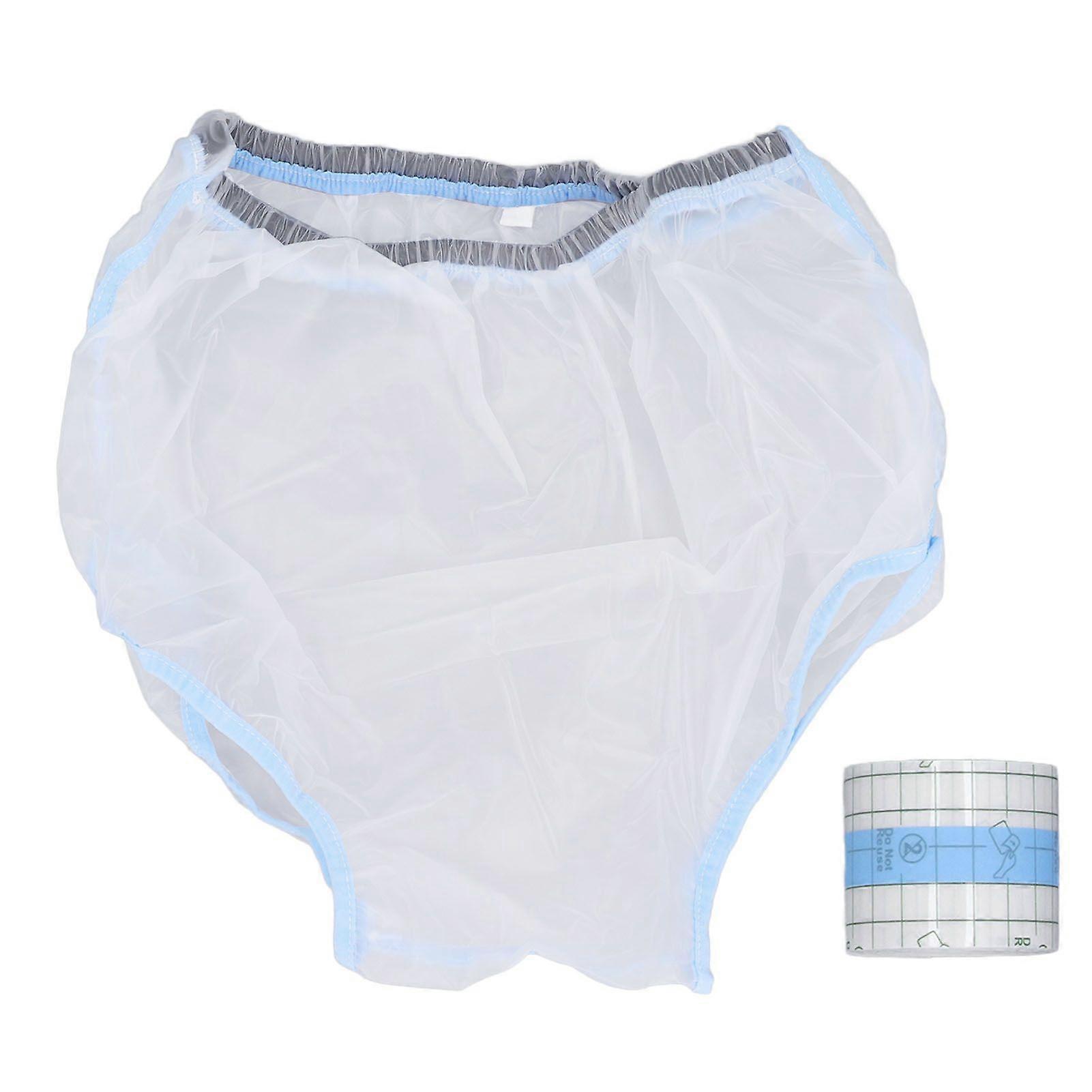 Kids Postoperative Waterproof Underwear Reusable Wound Protection High Waist Waterproof Underpants for Hemorrhoids Circumcision M