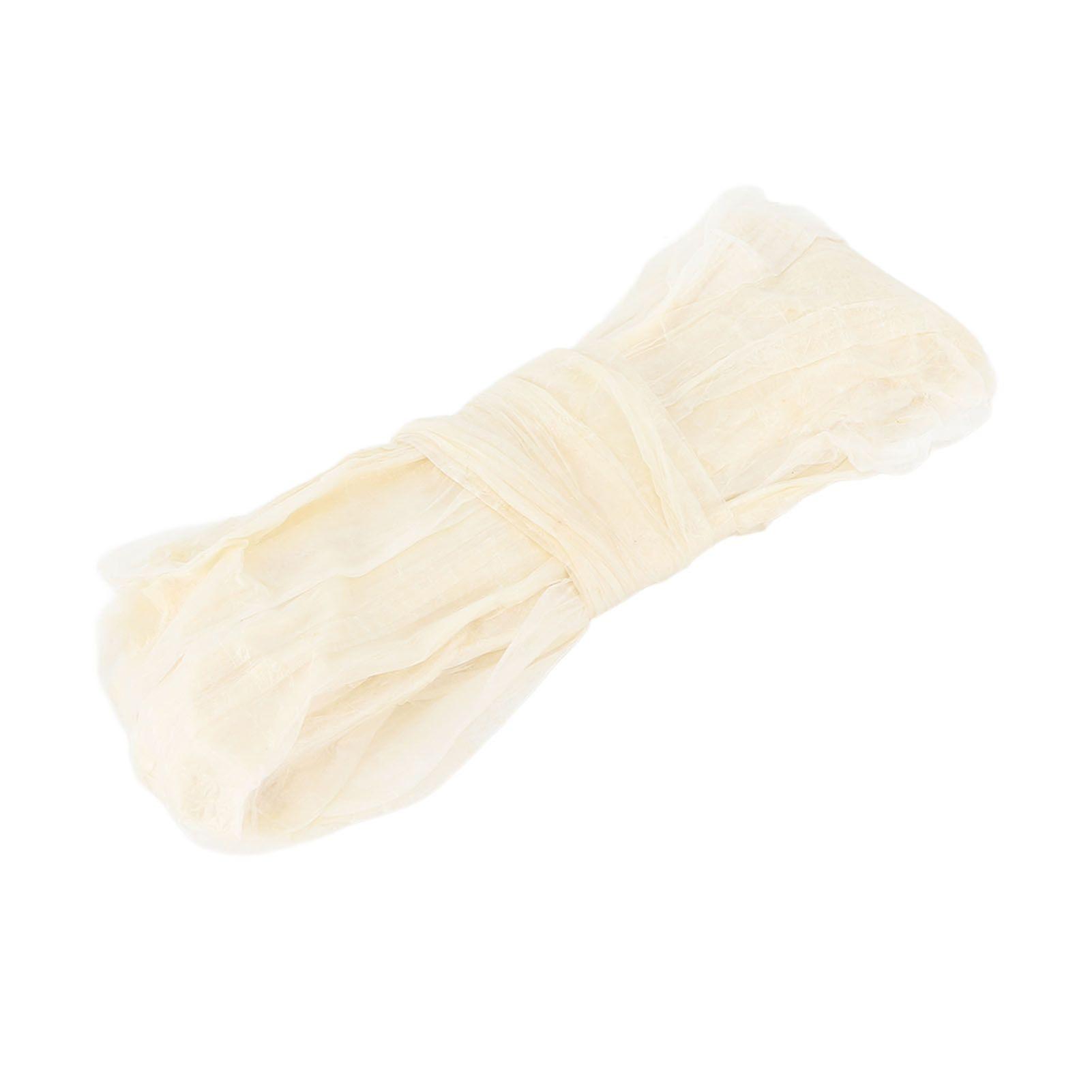 Drying Sausage Casing 8M 2 Layered Edible Dried Natural Sheep Casing Tube for Home DIY Sausage Making 22mm