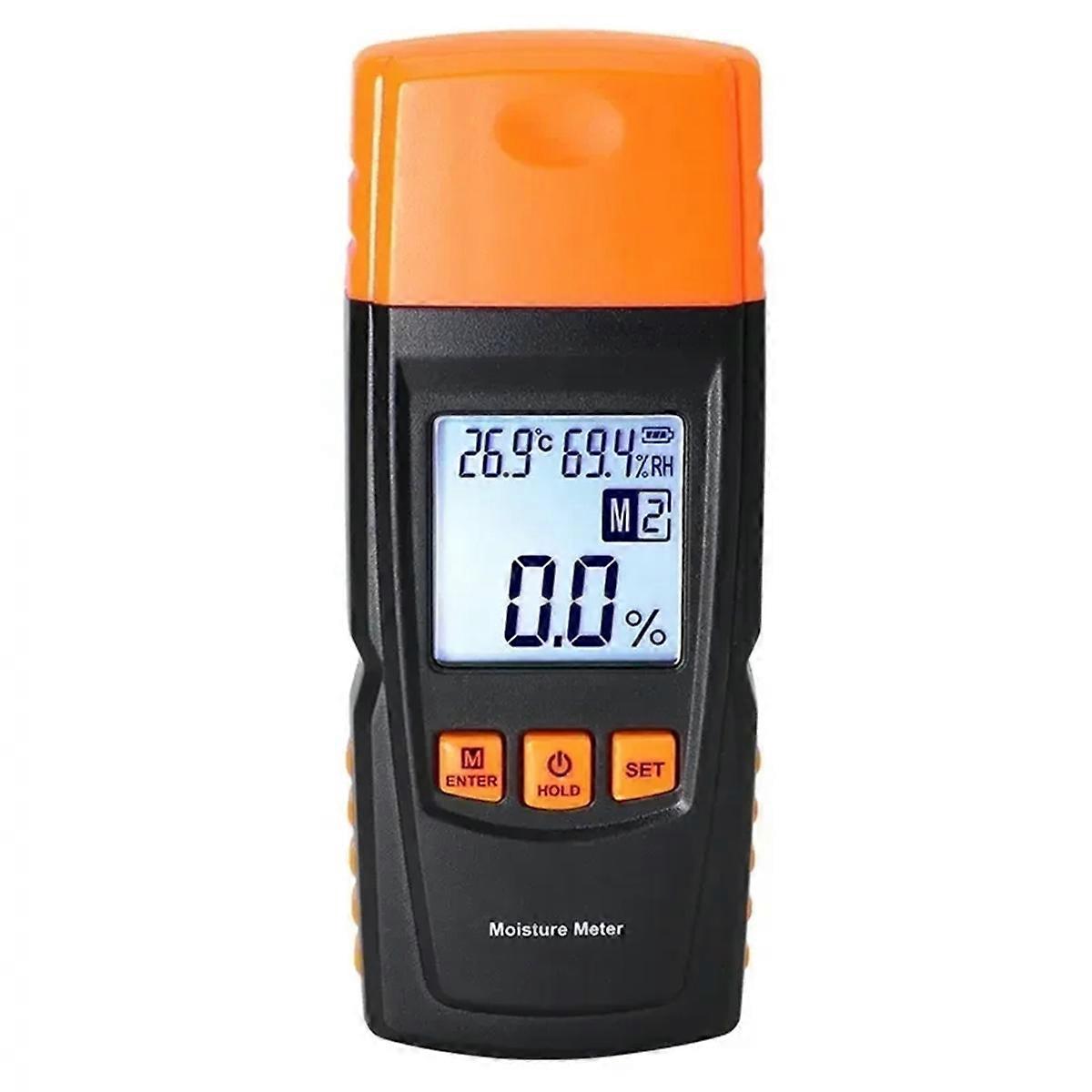 Wood Moisture 2-70% Meter Humidity Tester Timber Damp Detector Portable Wood Moisture Meter Humidity Gauge