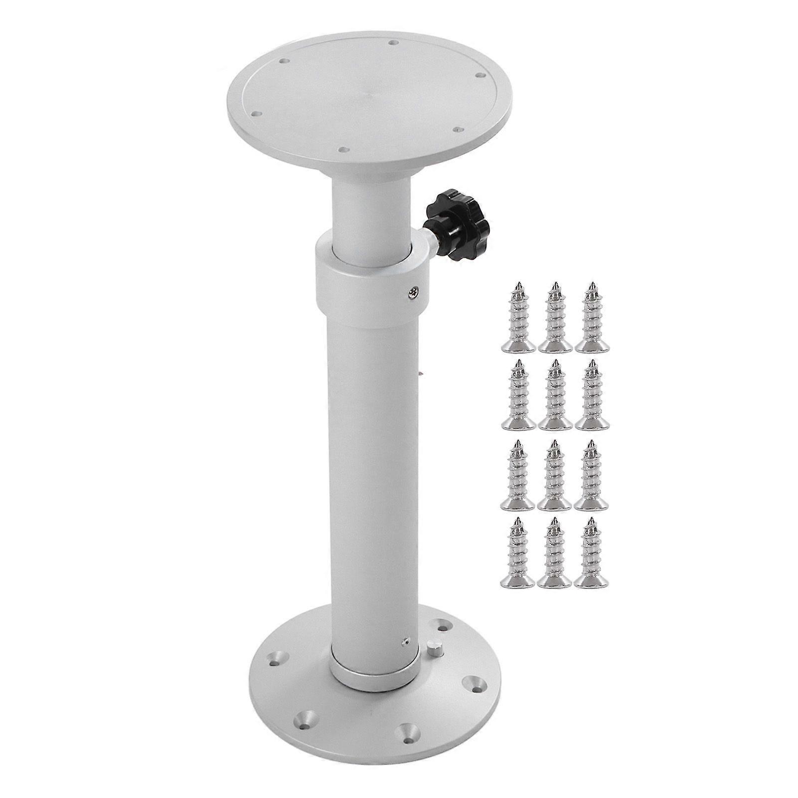Removable Table Leg 445685mm Height Adjustable Telescopic Aluminum Alloy Frosted Silver for RV Yacht Camper