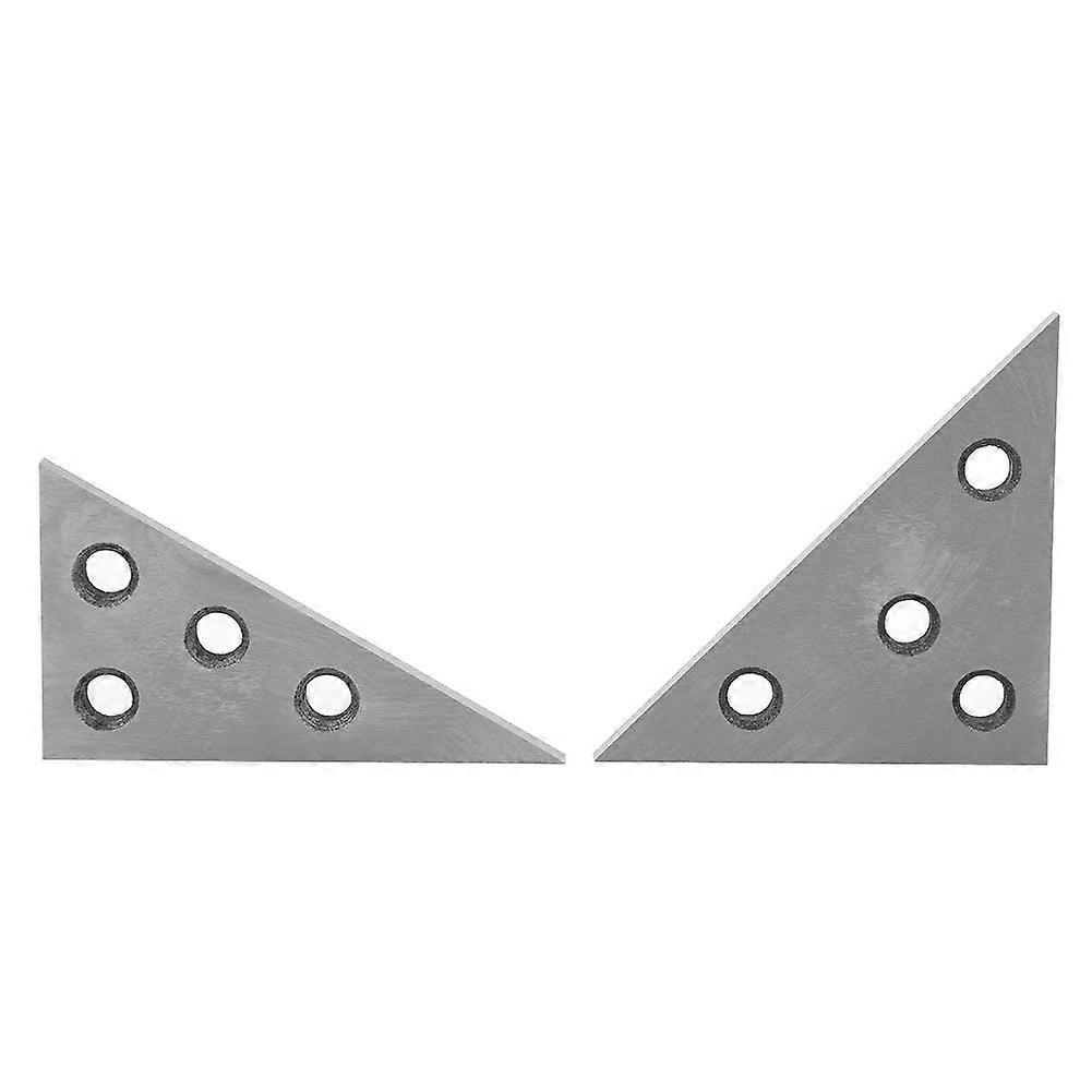 2pcs Angle Block Set 30-60-90 & 45-45-90 Degree Precision Machinist Measurement Tool