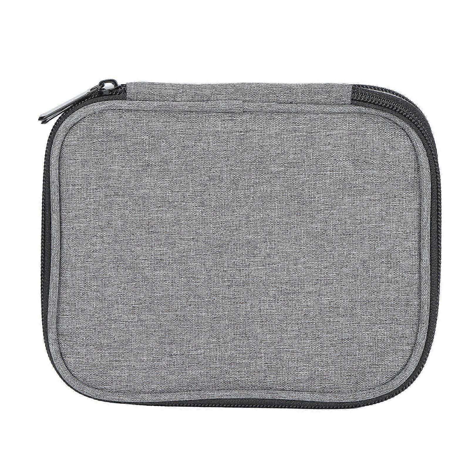Crochet Hooks Storage Bag Gray 2Layer 600D Oxford Fabric Knitting Needles Organizer