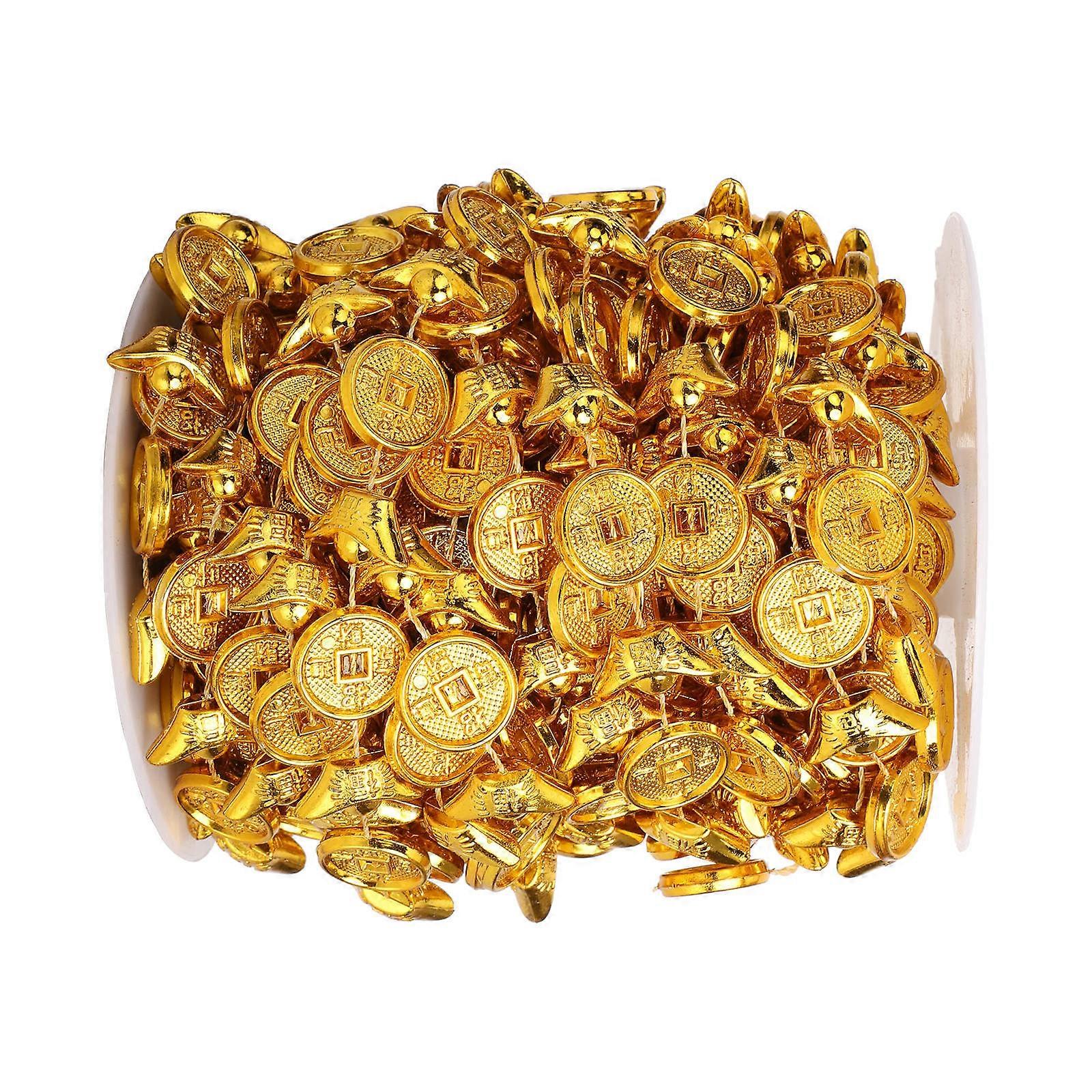 Golden Adorn Plastic Pendant for DIY Use 1roll