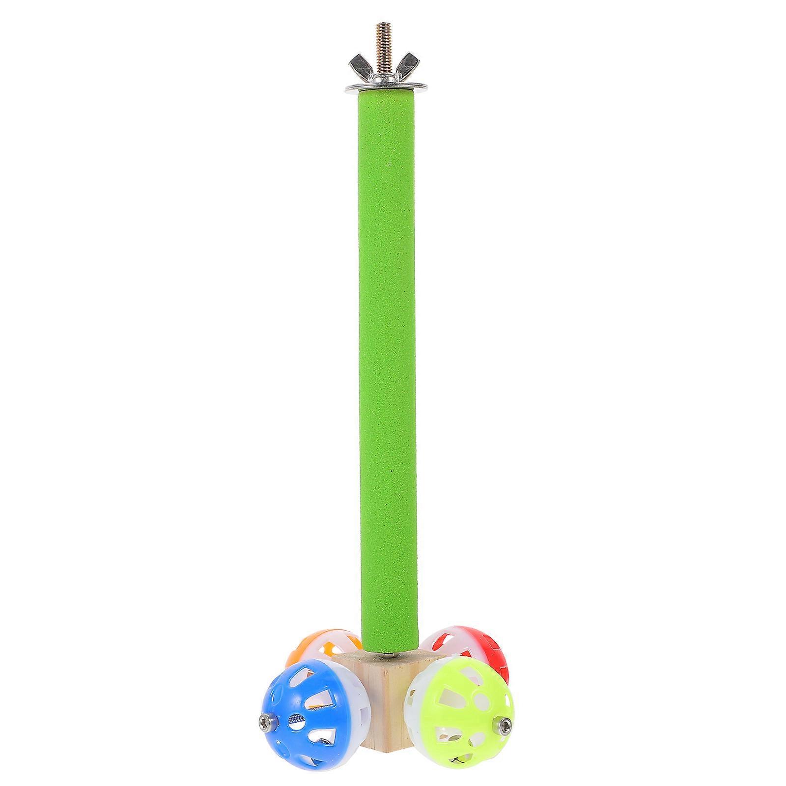 Bird Perch Stand Wooden Parrot Perch for Interaction 3Pcs
