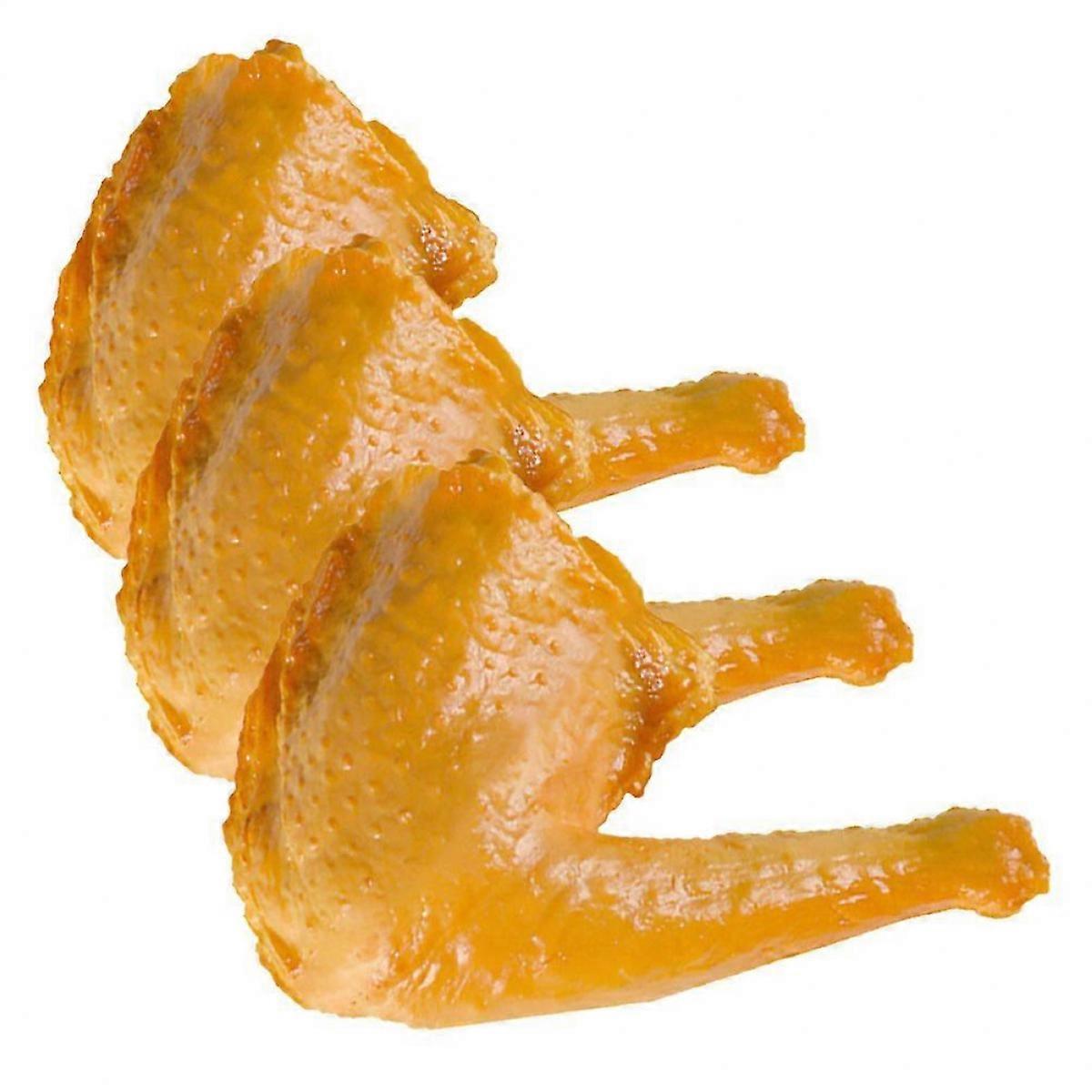 3pcs Simulation Cooked Duck Leg Models Artificial Duck Legs Model Decorations