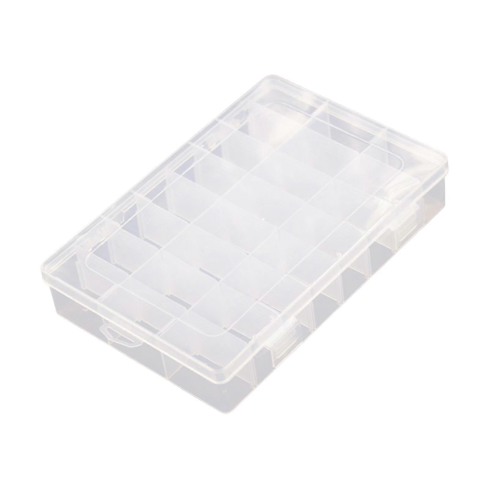 Thread Storage Box Embroidery Compartments Storage Case Sewing Thread Holder 24 Cells