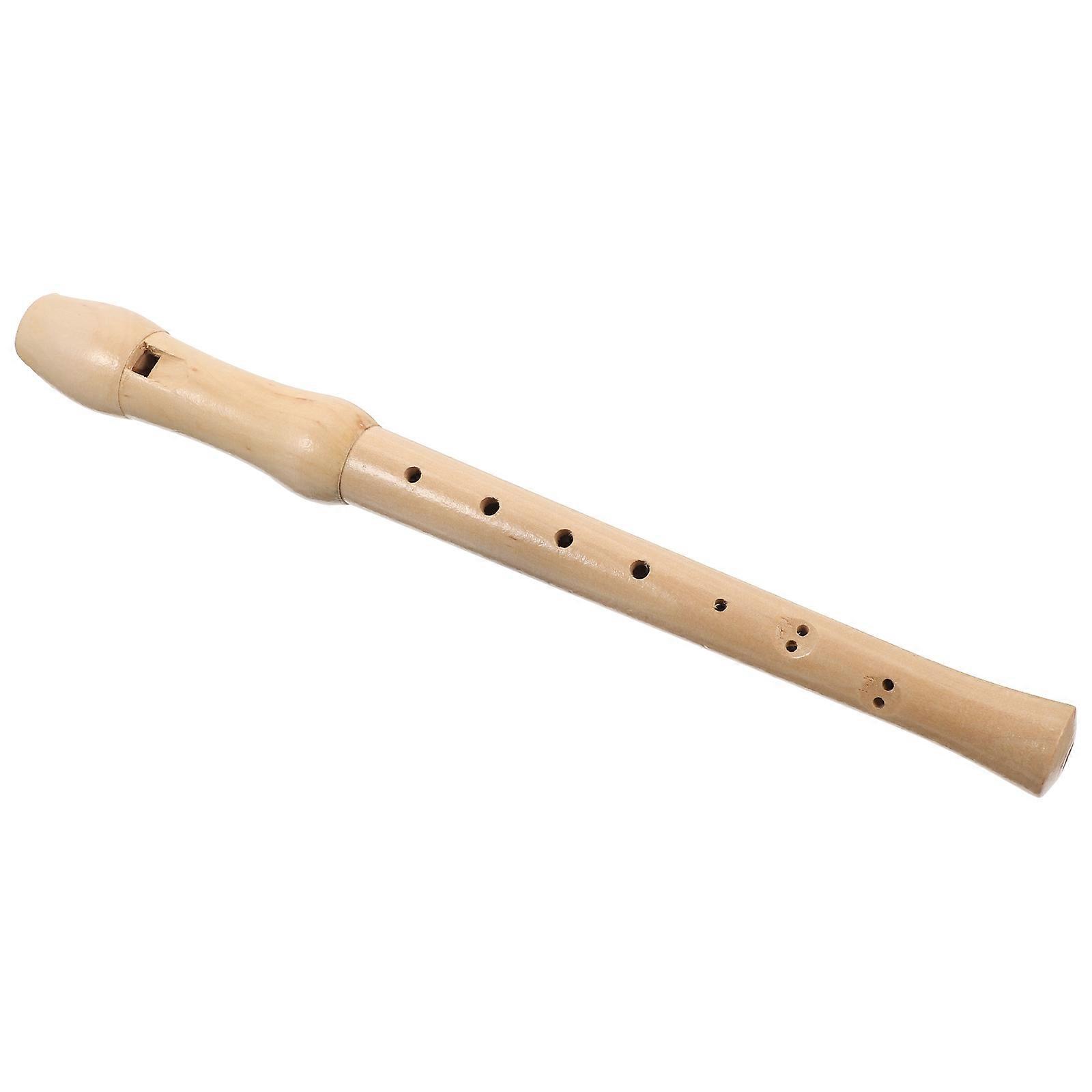Children Practice Clarinet Soprano Recorder for Kids 4Pcs Wood Wind Instrument
