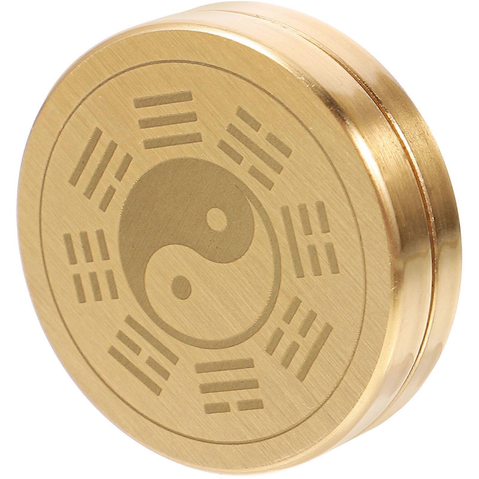 Ancient Copper Compass Round Navigation Outdoor Gear Compact 1Set