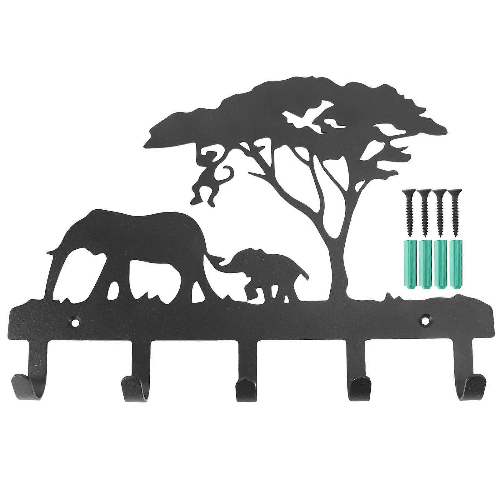 Storage Hook Animal Shape for Home Use with 3Pcs Coat and Hat Hangers