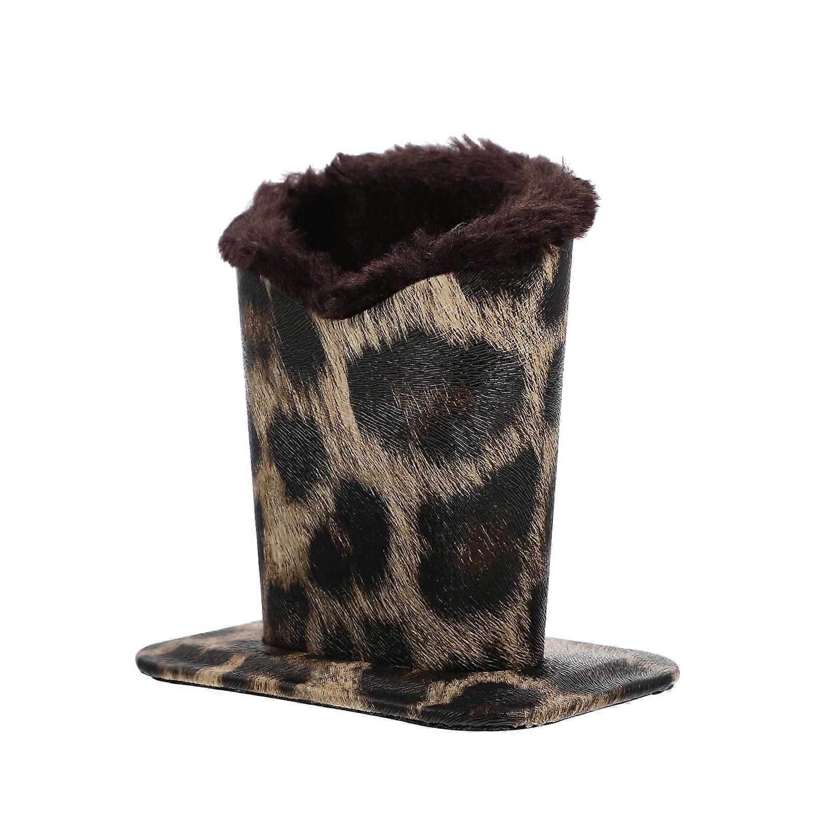 Sunglasses Stand Desktop Glasses Holder for Storage 5Pcs Leopard Color