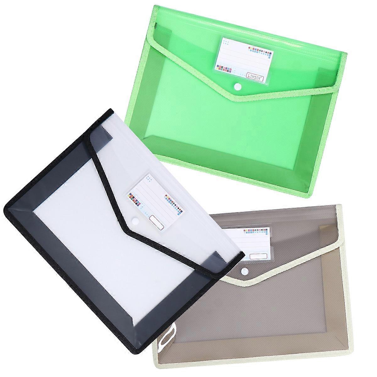 File Pouch Document Storage Organizer for Storage Use 9Pcs Office Folder